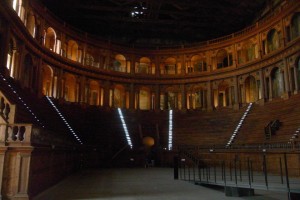 Il teatro Farnese a Parma