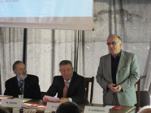 Saluto del Sindaco di Urbino Corbucci, del Senatore Londei e del presidente AIMSC MauroBodini