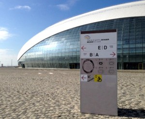 Signs printed by SUN Studio for Sochi Olimpic Games