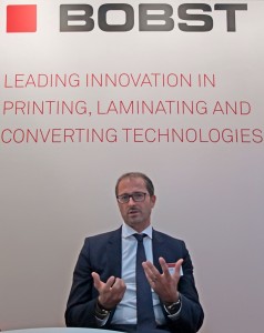  Eric Pavone, BOBST Business Unit Web-fed Business Director, at interpack