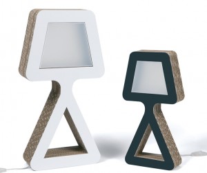 Lampade da tavolo Biancaneve realizzate da kubedesign