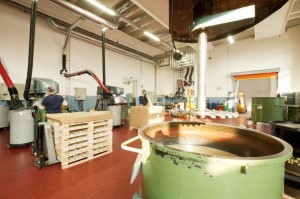 Uno scorcio di un reparto di produzione inchiostri