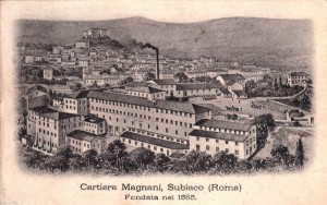 Un'immagine storica della Cartiera Magnani 