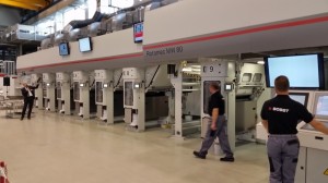 Dimostrazioni sulla Bobst Rotomec MV 80