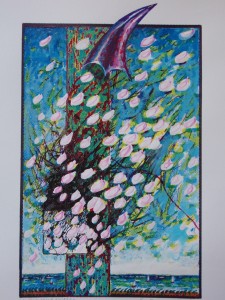 Il volo della riviera - tecnica mista di Carlo Iacomucci