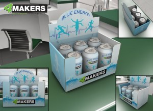  Store Visualizer rendering per lattine di bibite