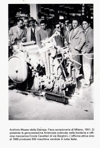 L'Ambrosia esposta alla Fiera Campionaria di Milano, era il 1951. (Armus)
