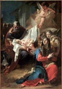 Questo dipinto del Tiepolo è stato 'trattato' con la R.A. : con uno smartphone si entra in contatto con un esperto che lo spiega 