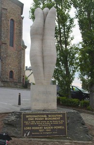 Il monumento agli scout di Wiltz