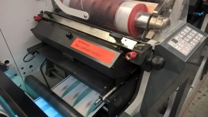 Il sistema IST UV installato sulla Omet XFLex