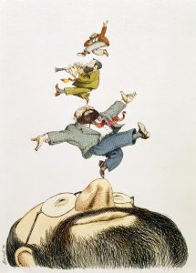 Umberto Eco visto da Tullio Pericoli