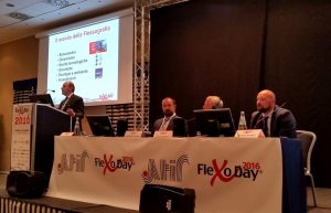 Sante Conselvan, presidente ATIF, apri i lavori del FlexoDay 2016