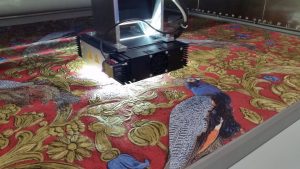 Una scansione per riprodurre una tappezzeria tessuta