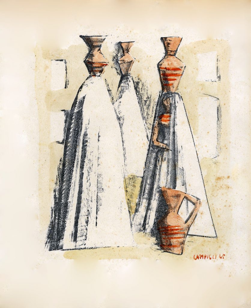 Massimo Campigli - Donne con vasi 1945