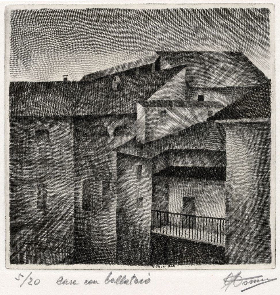 Armando Donna - Case con ballatoio 1949