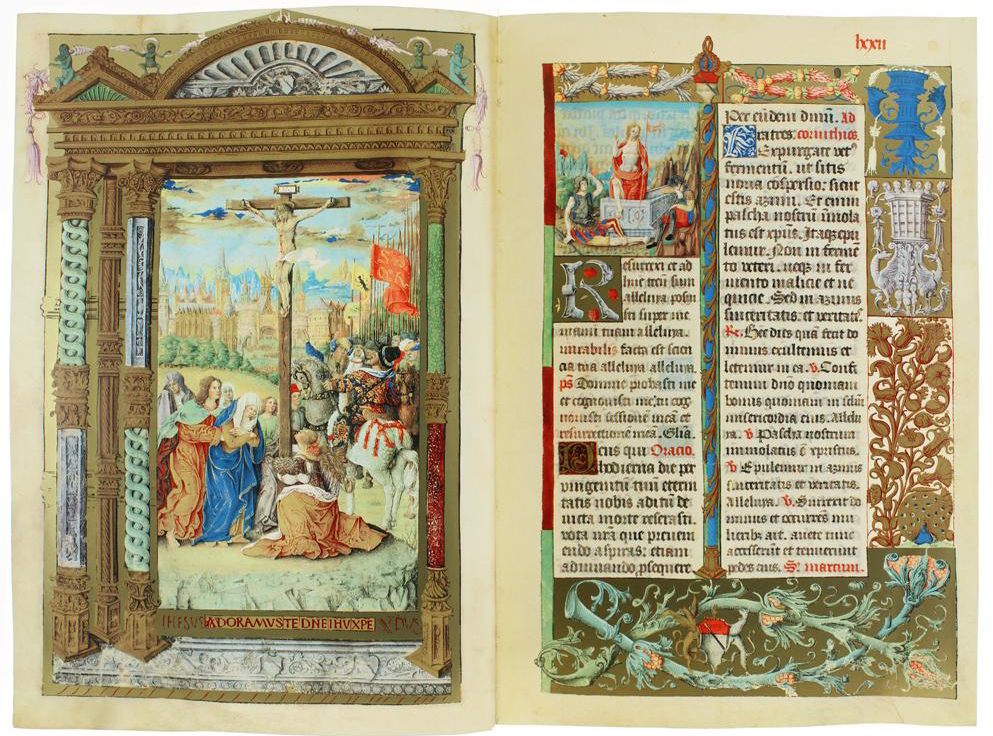 Facsimile missale challandi doppia pagina
