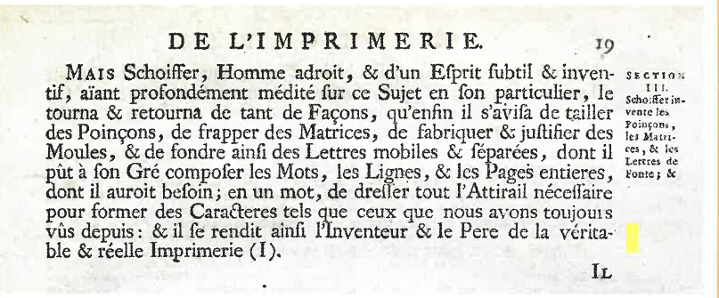 Prospero Marchand “Histoire de l’origine ..." pubblicato all’Aia nel 1740