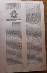 Fig.4 Libro di medicina in folio su due colonne di Giiovanni M. Ferrari