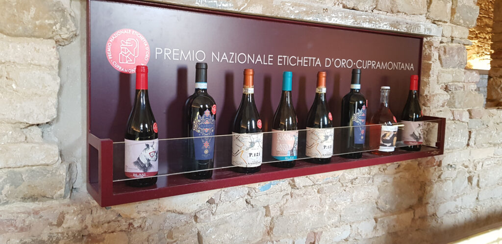 CUPRAMONTANA etichetta oro