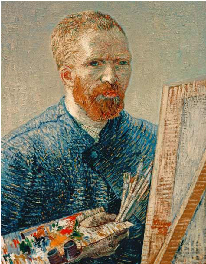 Autoritratto van Gogh come pittore